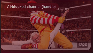 AI Block for YouTube screenshot